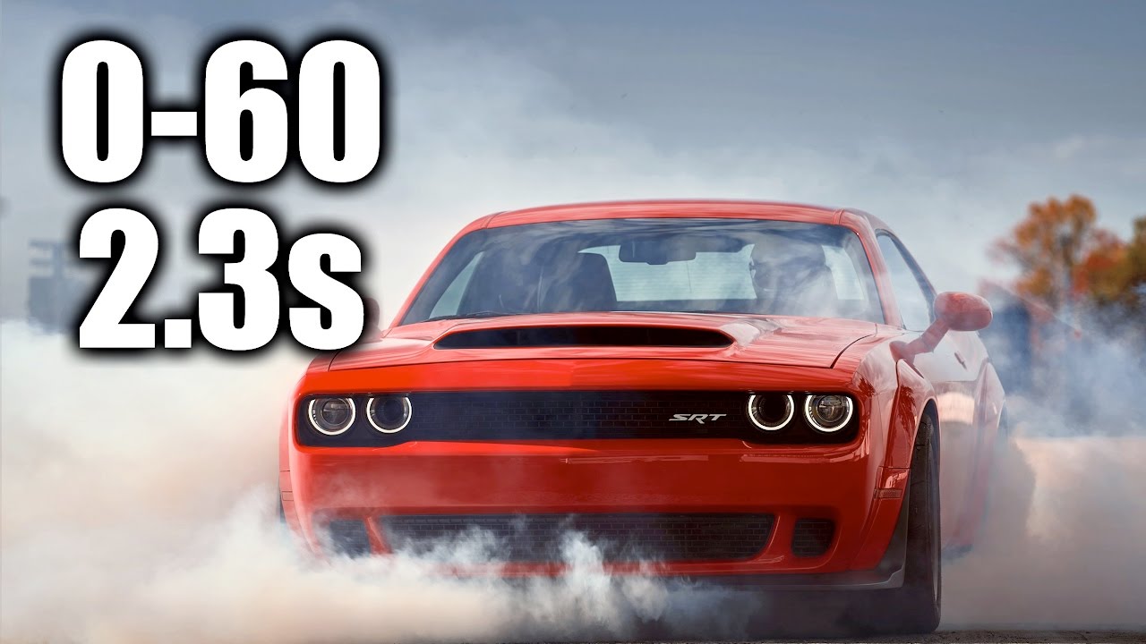 How the Dodge Demon hits 60 mph in 2.3 seconds!