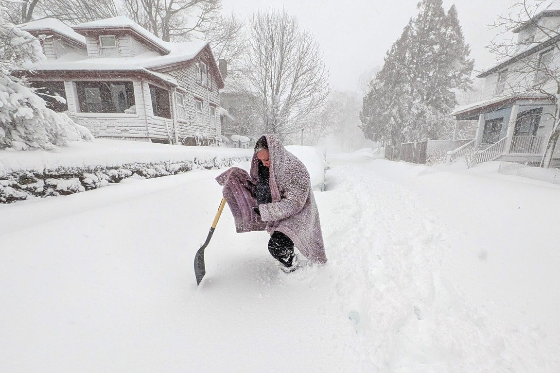 Major winter storm slams Northeast with snow, in photos