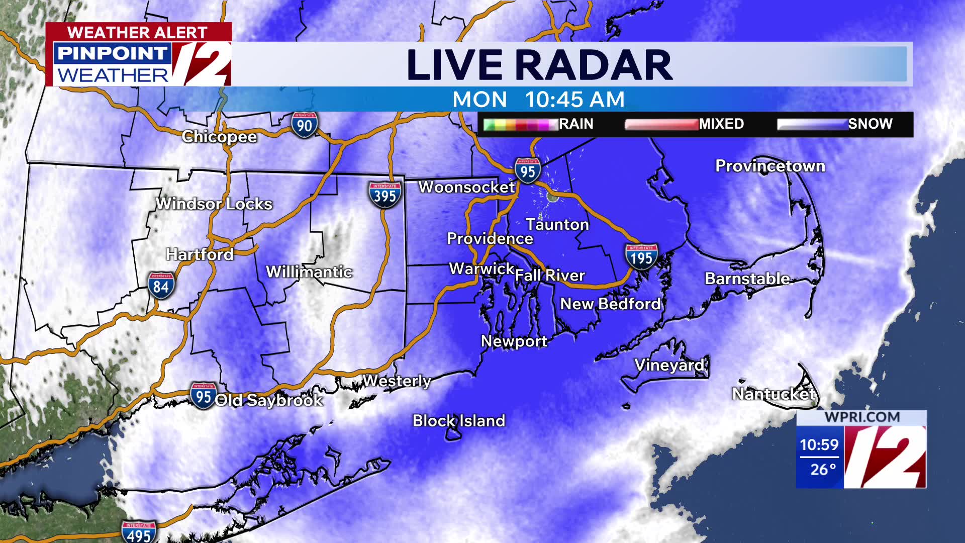 WPRI 12 weather forecast 2/23/26: Blizzard conditions continue ...