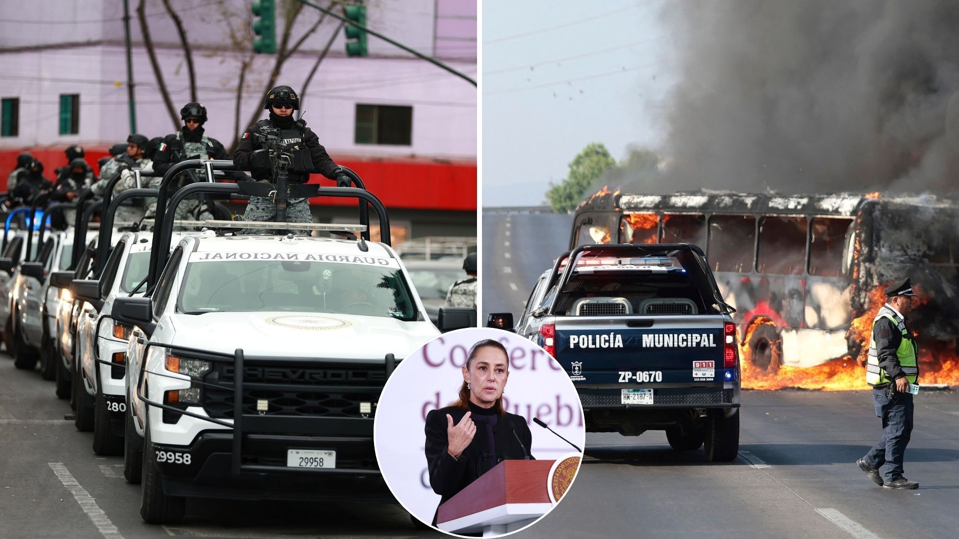 México estalla en violencia tras la muerte de El Mencho