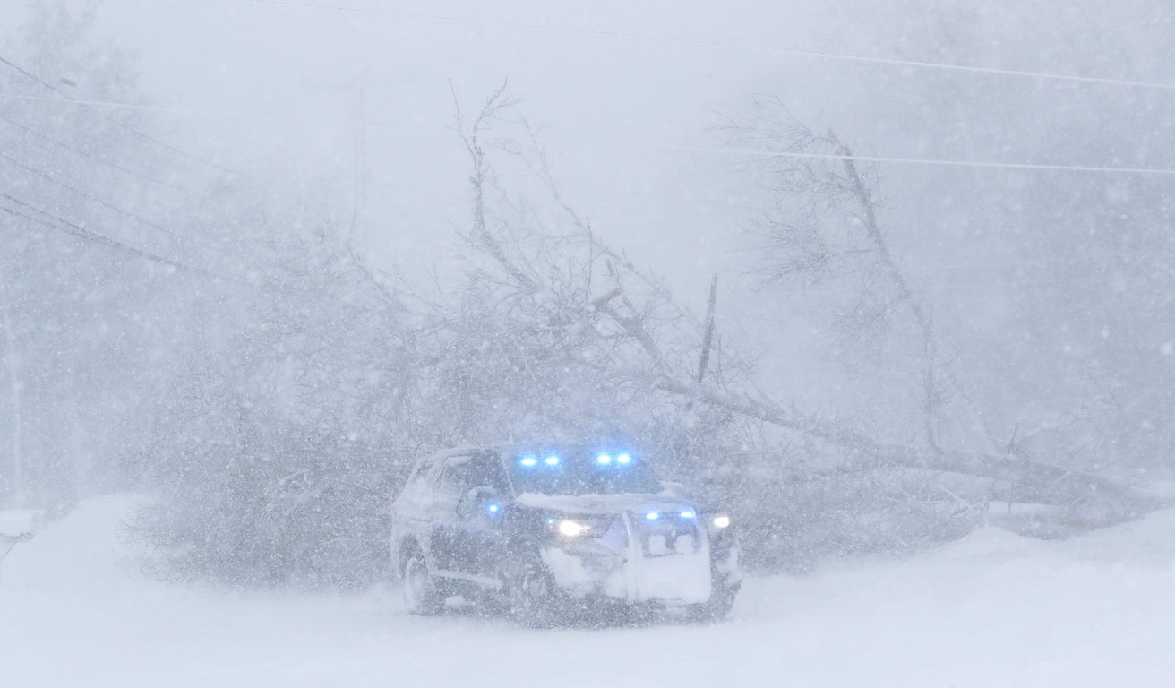 Major winter storm slams Northeast with snow, in photos