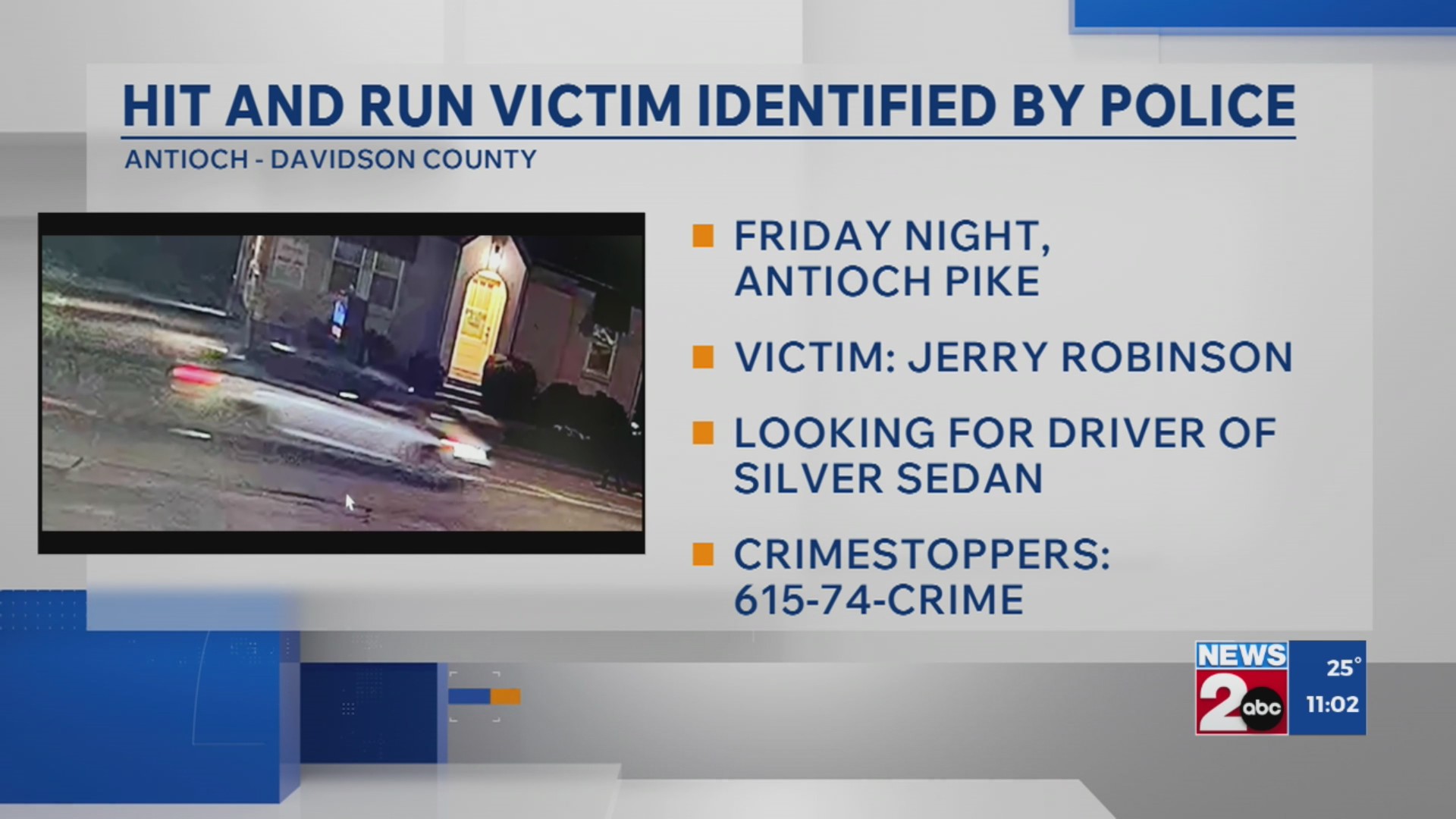 Pedestrian killed in crash on Antioch Pike identified