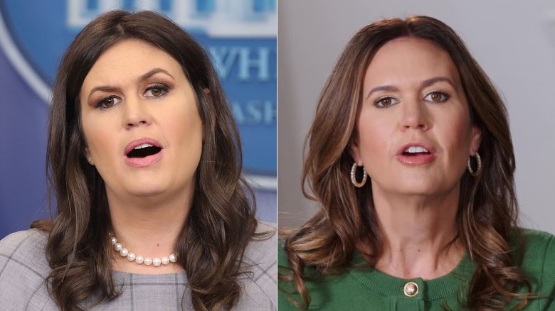 Side-by-side pics of Sarah Huckabee Sanders' face make her MAGA ...