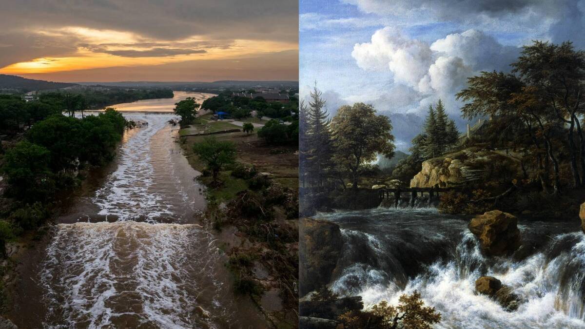 Rivers that reverse flow due to natural forces