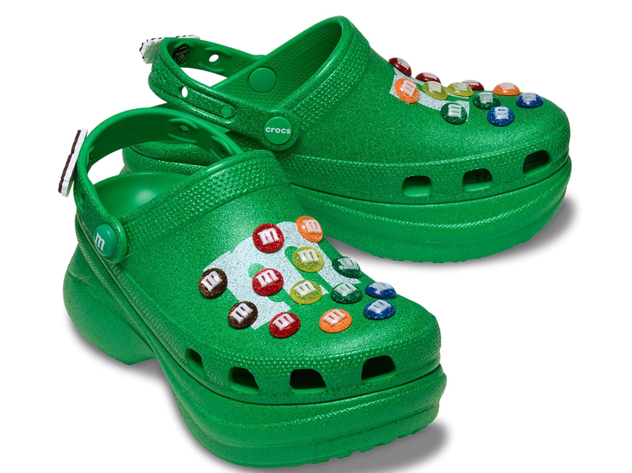 M&M’s green Crocs still available for St. Patrick’s Day