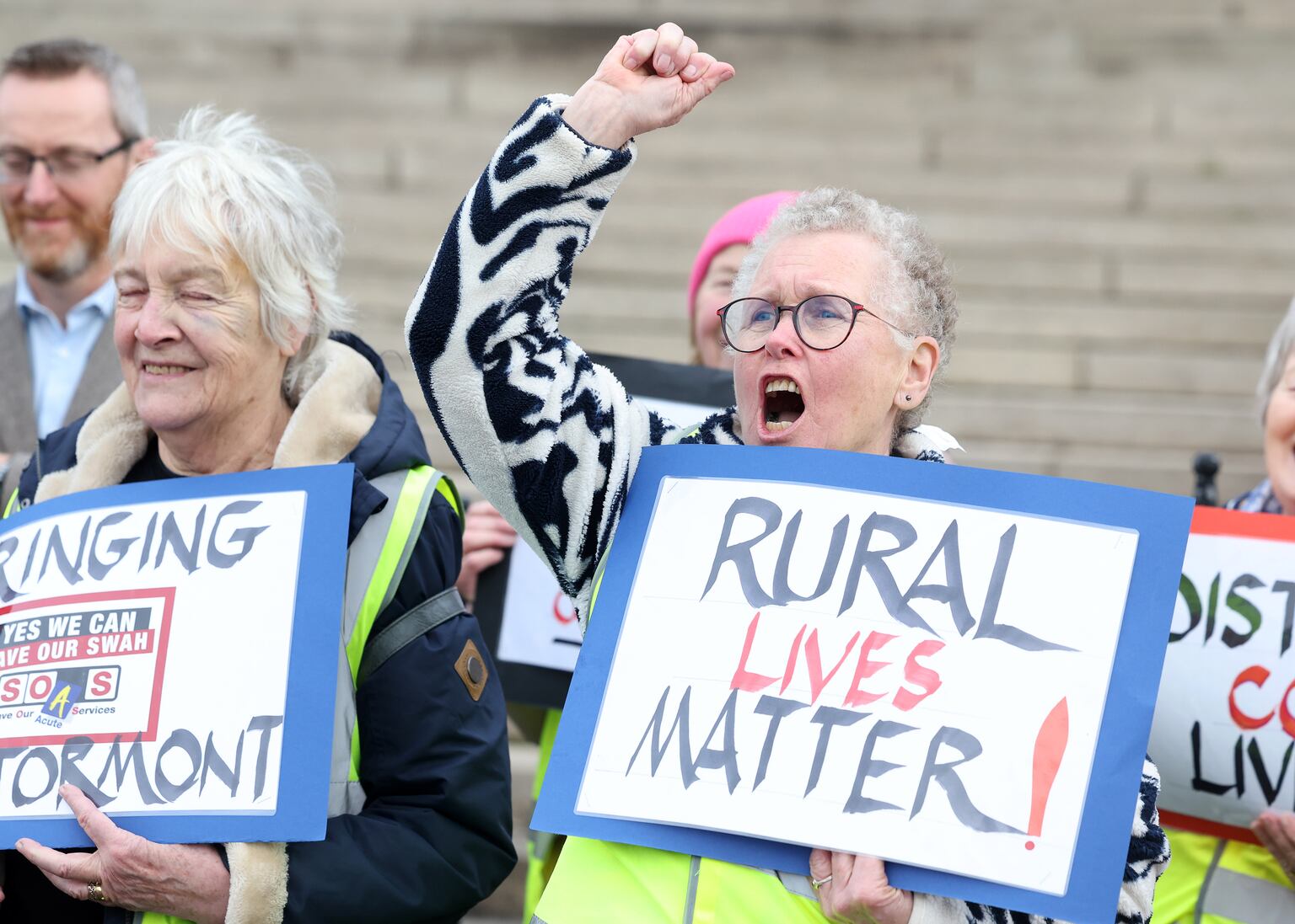 Protestors bring SWAH health fears to Stormont as Trust claims surgery ...