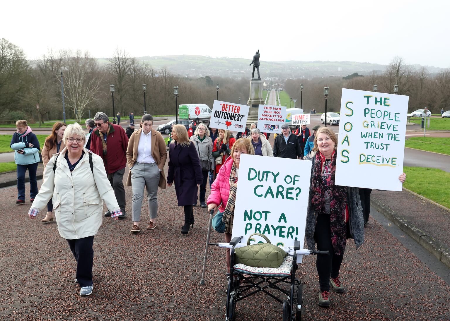 Protestors bring SWAH health fears to Stormont as Trust claims surgery ...