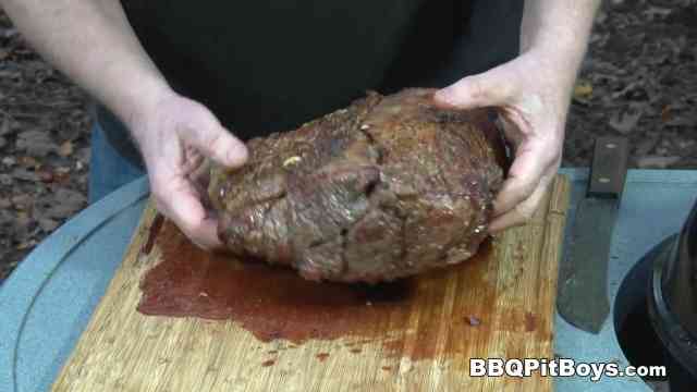 This is how I grill a rib eye beef roast sandwich the American way of BBQ