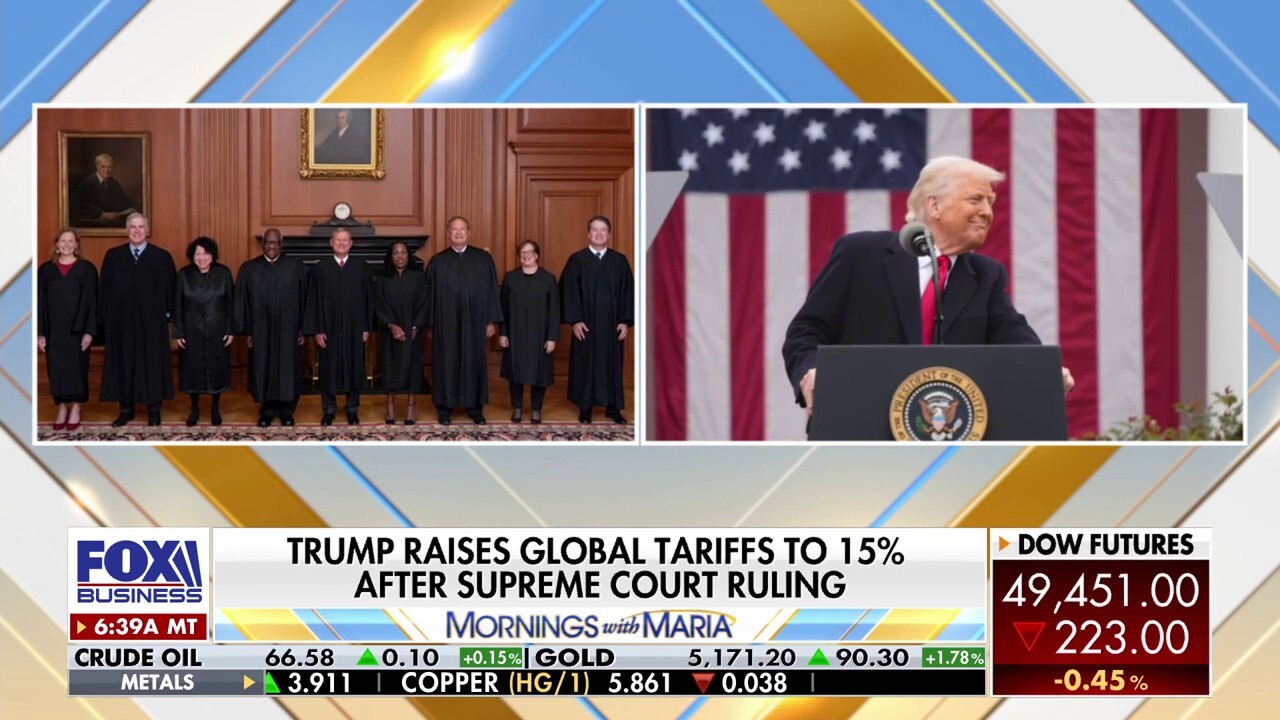 Trump escalates trade fight after court ruling, slaps 15% global tariff ...
