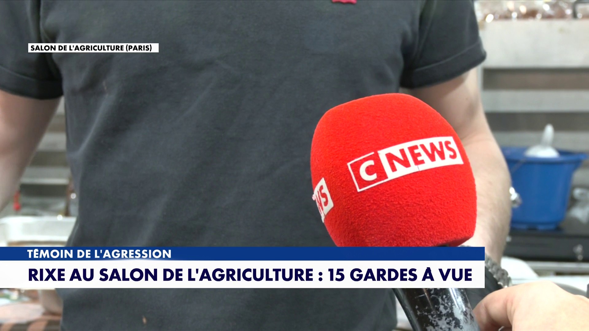 Le témoignage d'un exposant lors de la rixe au Salon de l'agriculture