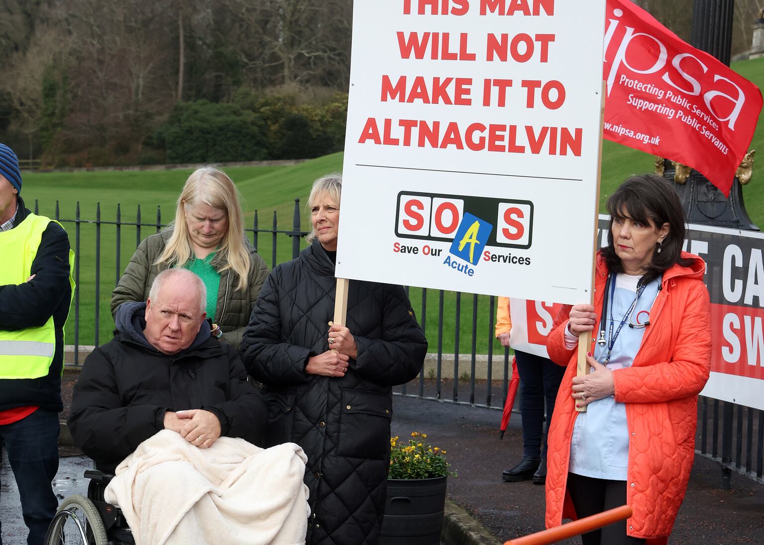 Protestors bring SWAH health fears to Stormont as Trust claims surgery ...
