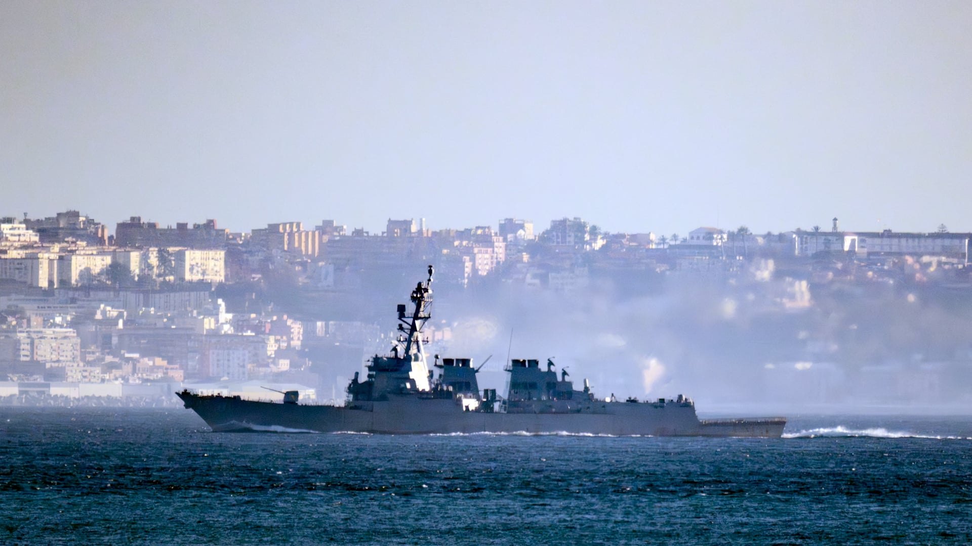 Another US warship spotted speeding to Middle East amid rising tensions ...