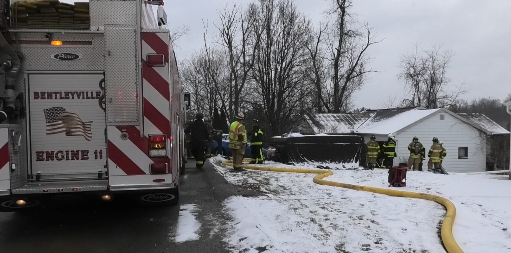 1 taken to hospital from house fire in Washington County
