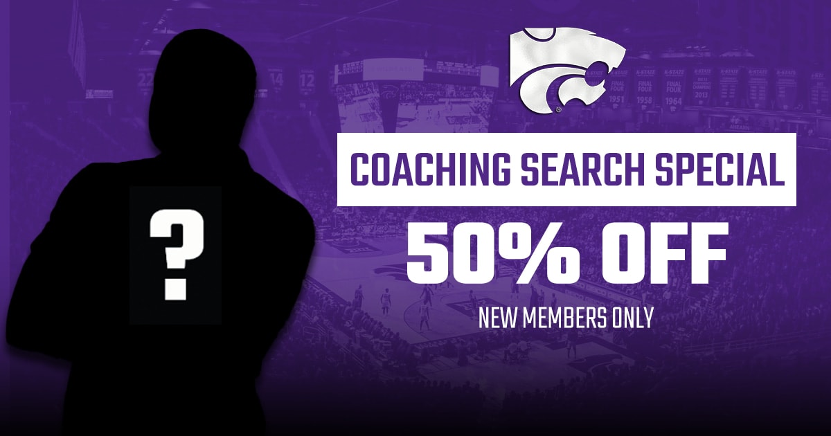 Kansas State basketball coaching search special: Get 50% off K-State