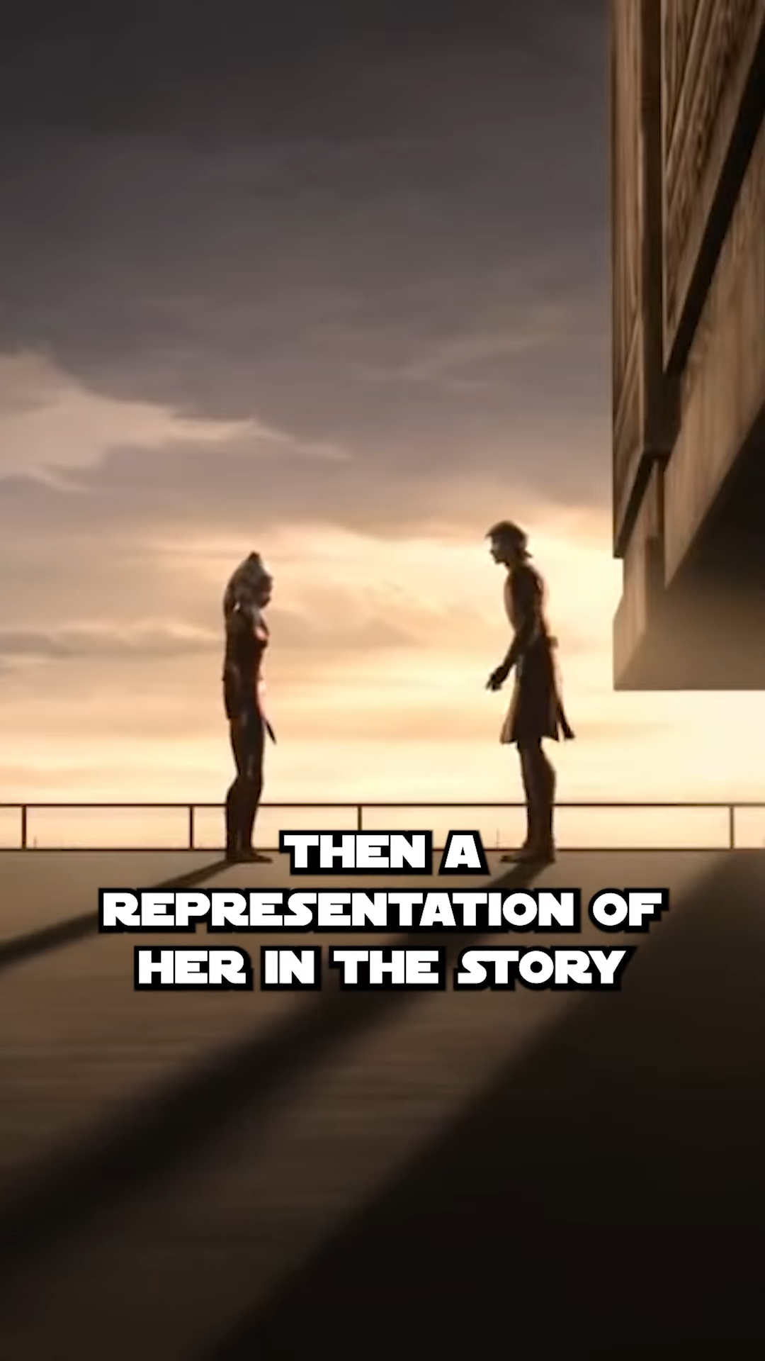 Why Anakin replaced Ahsoka's green lightsabers with blue