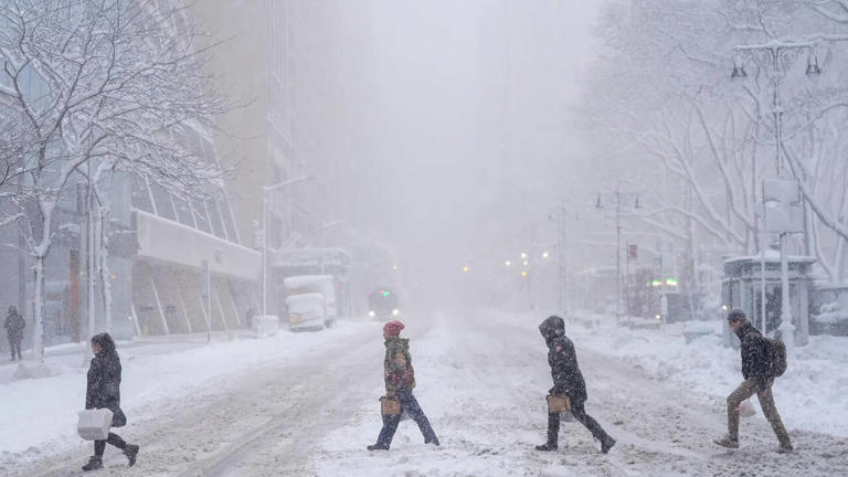 Severe winter storm disrupts air travel across northeastern US