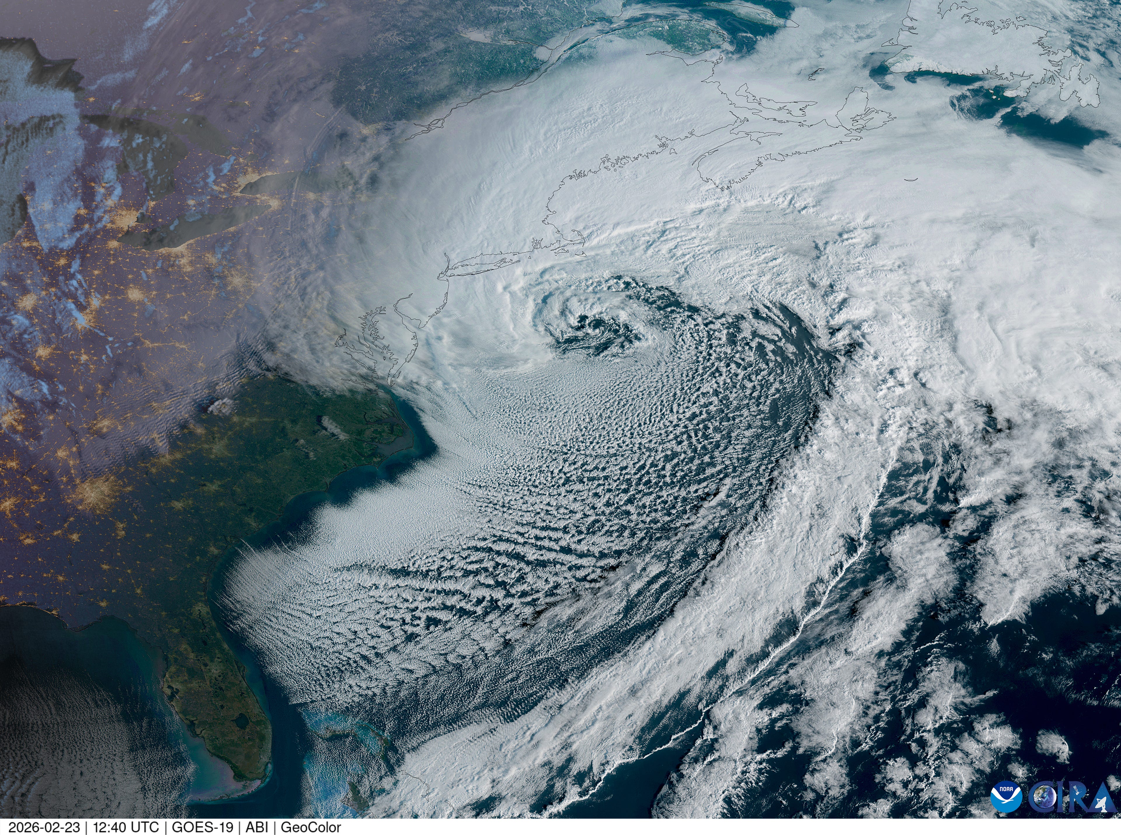 Satellite photos show what the massive blizzard slamming the Northeast ...
