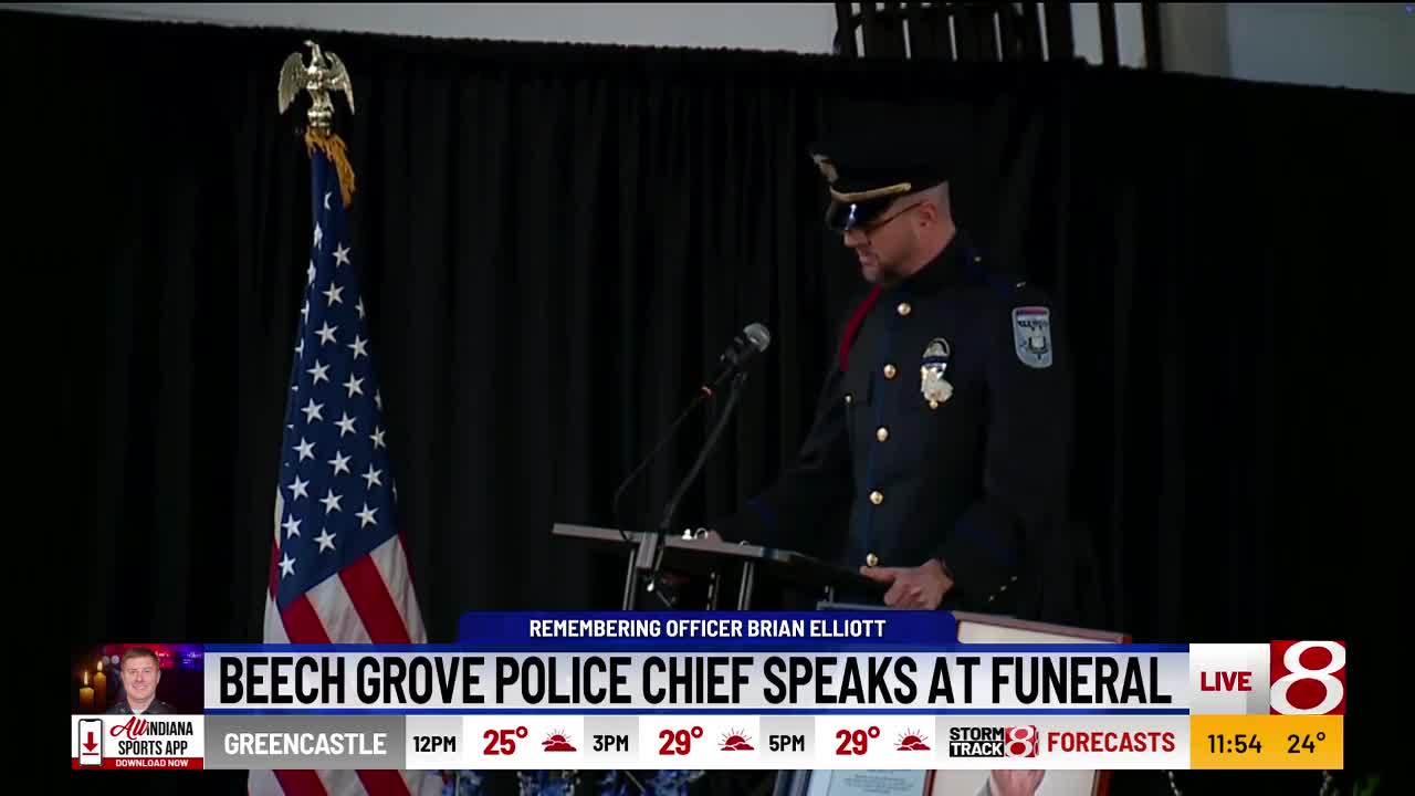 Beech Grove Police Chief Michael Maurice remembers Ofc. Brian Elliott