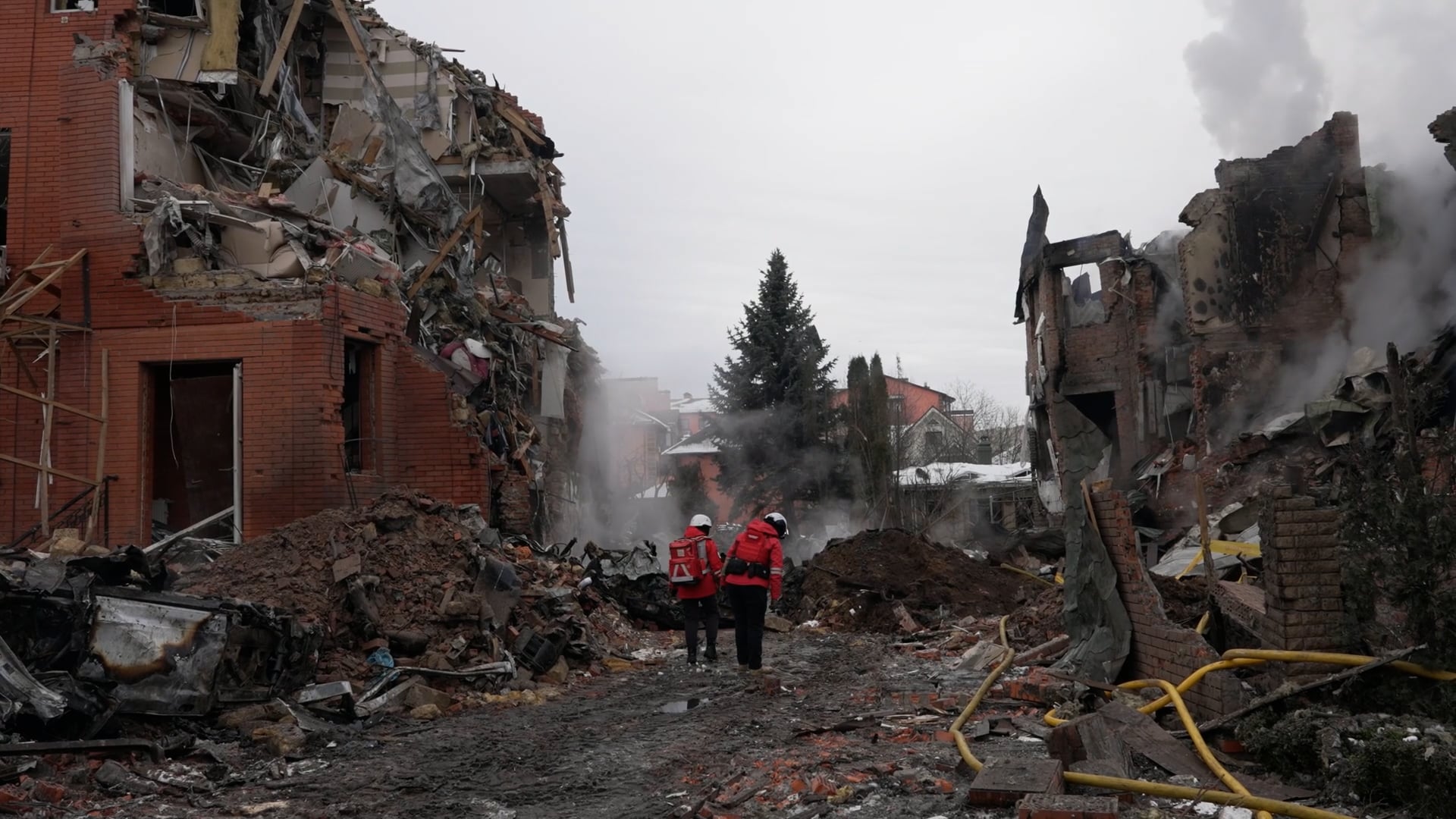Russian drone and missile attacks hit Kyiv ahead of war anniversary