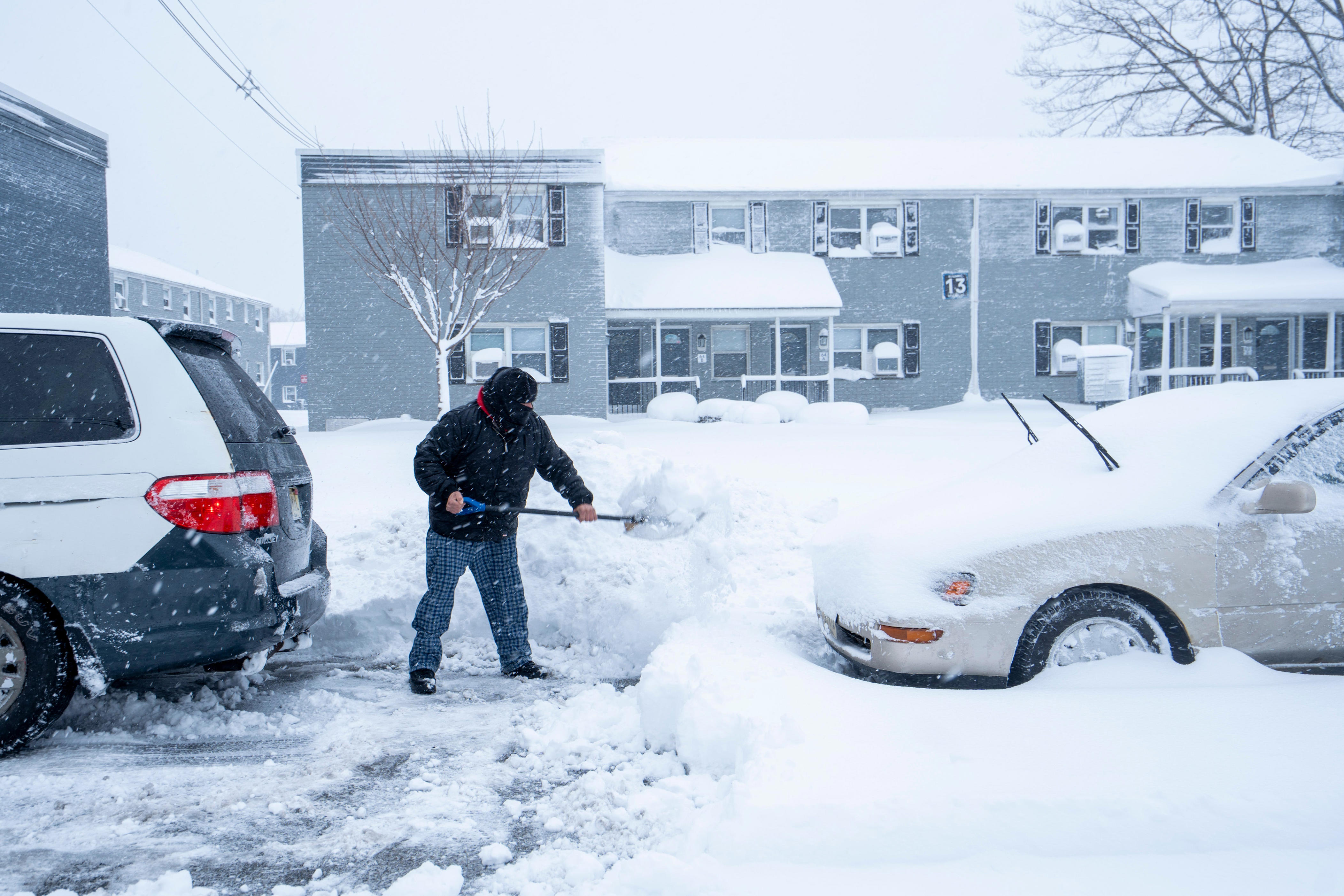 Is it legal to save a parking spot that you dug out of the snow?