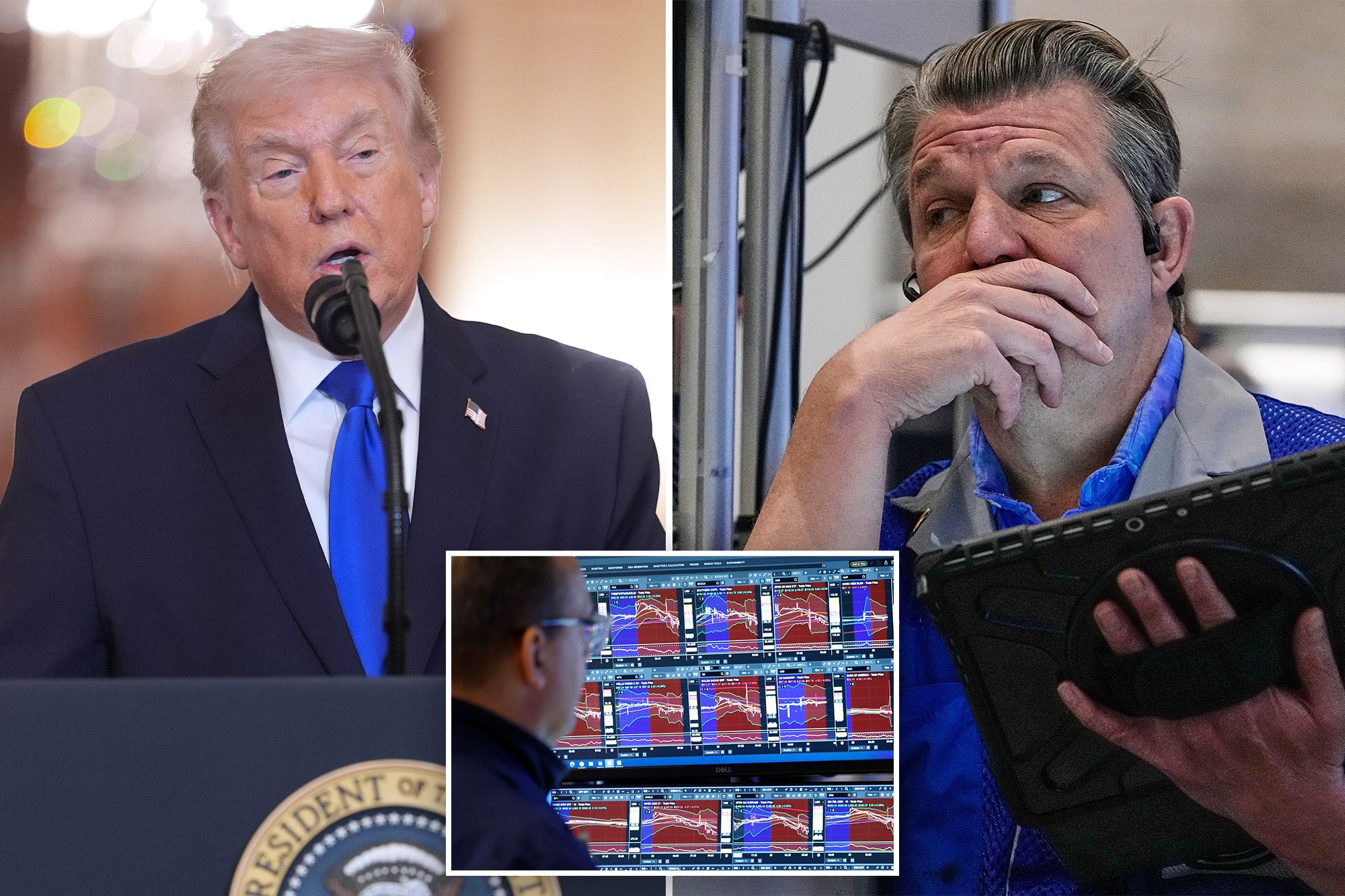Dow plummets over 800 points amid uncertainty over Trump’s tariff plans
