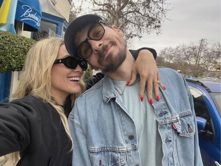Hilary Duff and her husband, Matthew Koma (seen above on a recent outing) only have one big fight a year, the singer revealed. Instagram/Hilary Duff