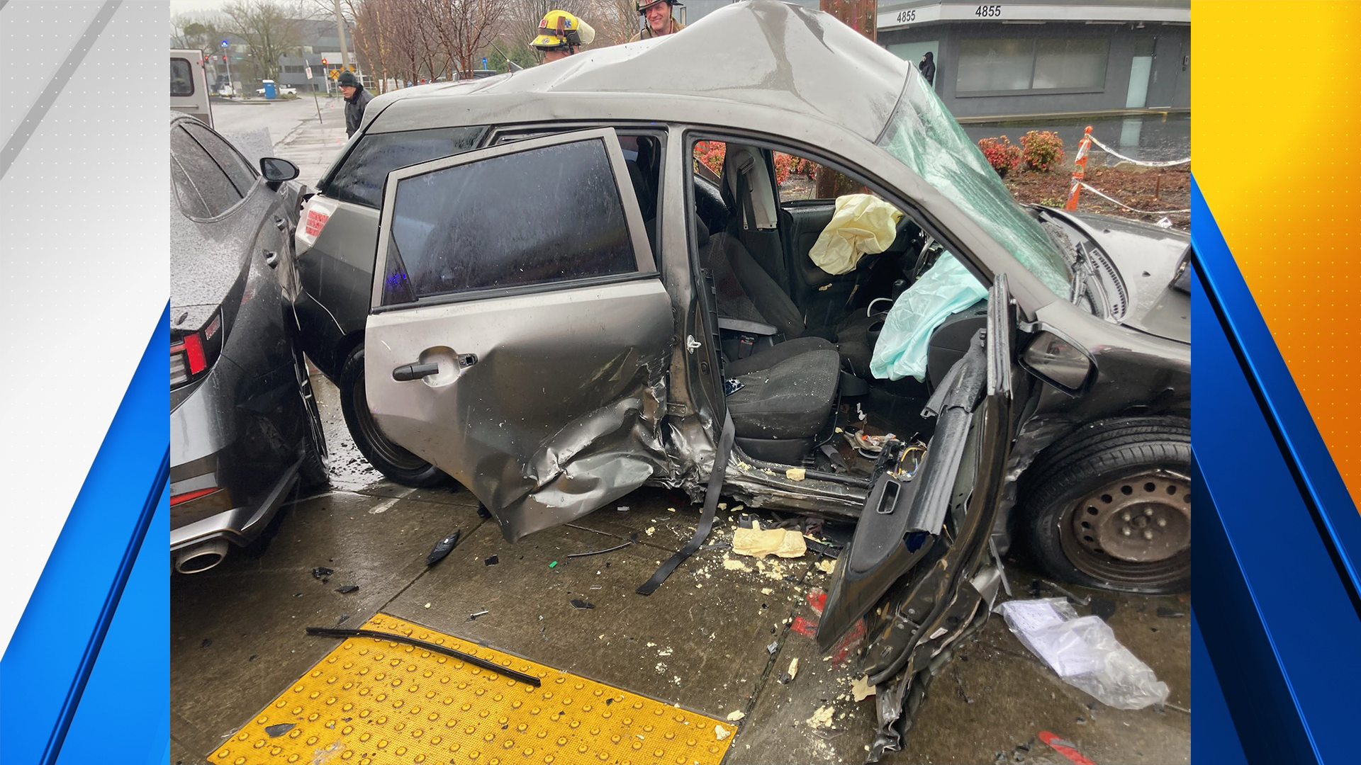 1 seriously hurt, 2 with minor injuries after crash on Swan Island