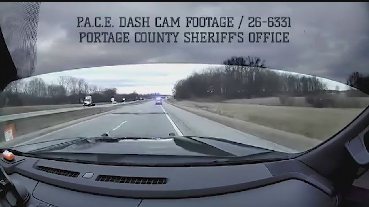 Dash cam video shows chase that ended in Boardman