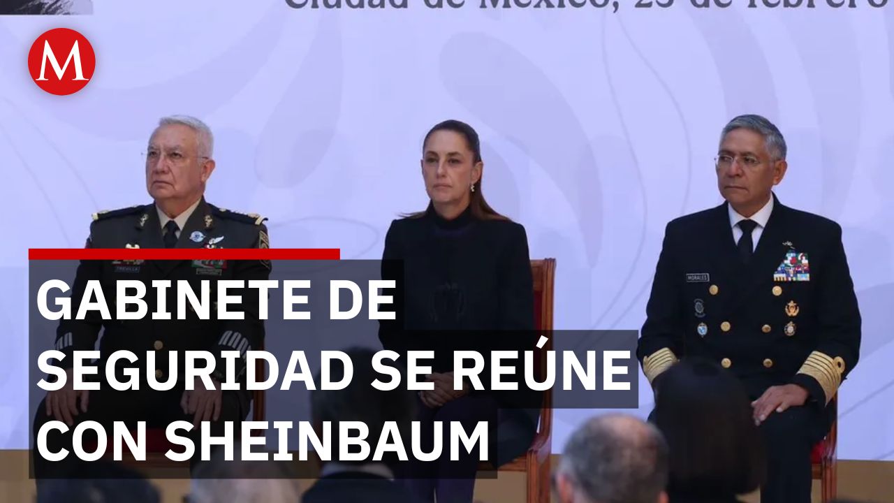 Claudia Sheinbaum convoca a gabinete de seguridad a reunión en Palacio ...