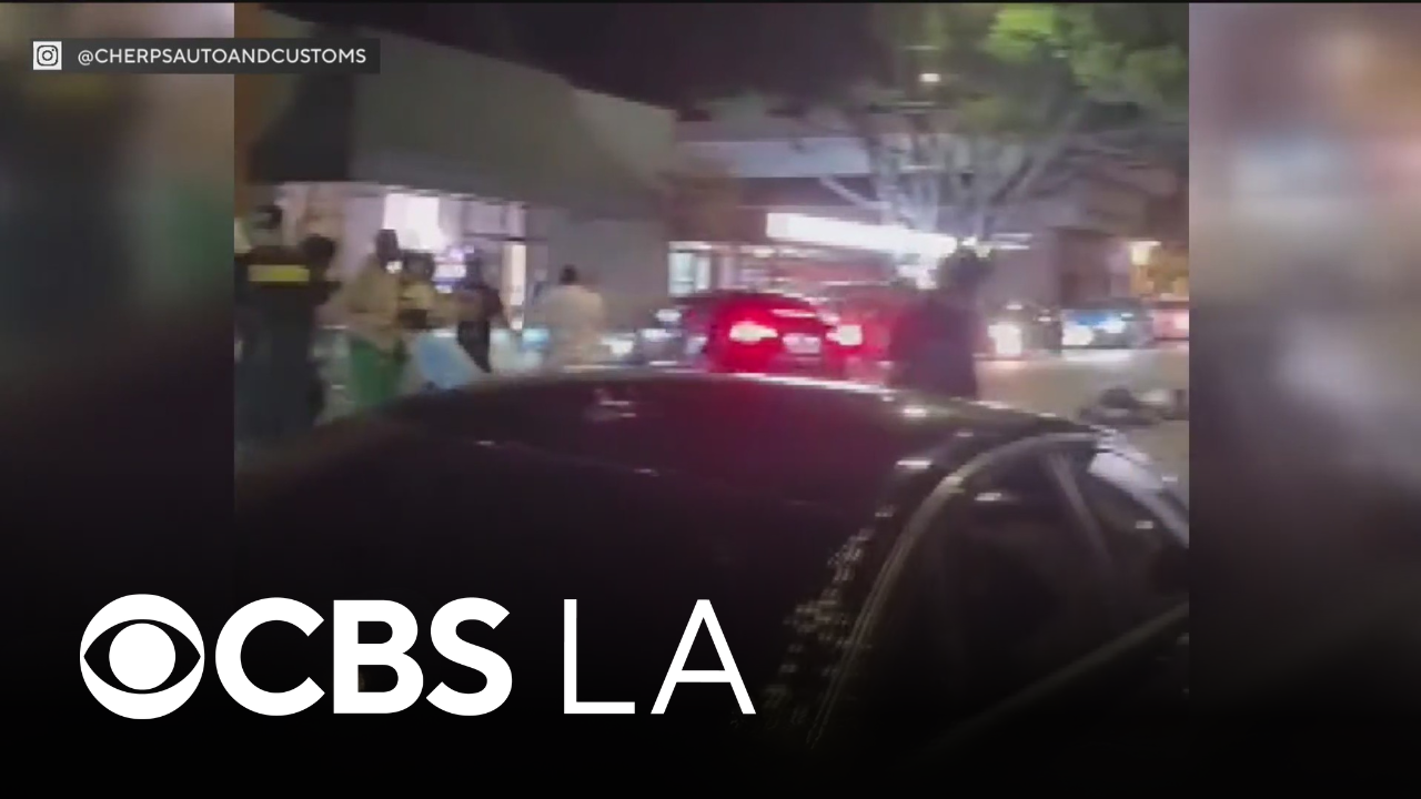 Video shows wild moments car plows into crowd outside Redlands bar ...
