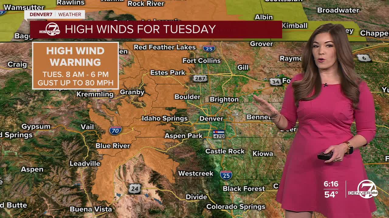 Powerful winds, high fire danger along Front Range; more mountain snow ...
