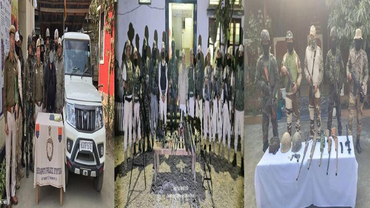 Manipur: Security forces arrest KCP (MFL) cadre, massive arms cache seized