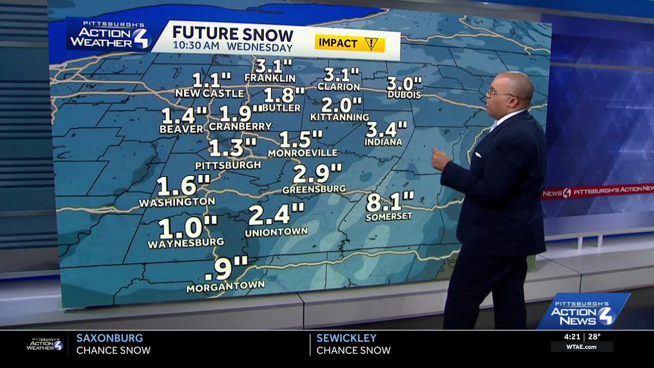 February 23 forecast: Impact Day Wednesday for a slick morning commute ...