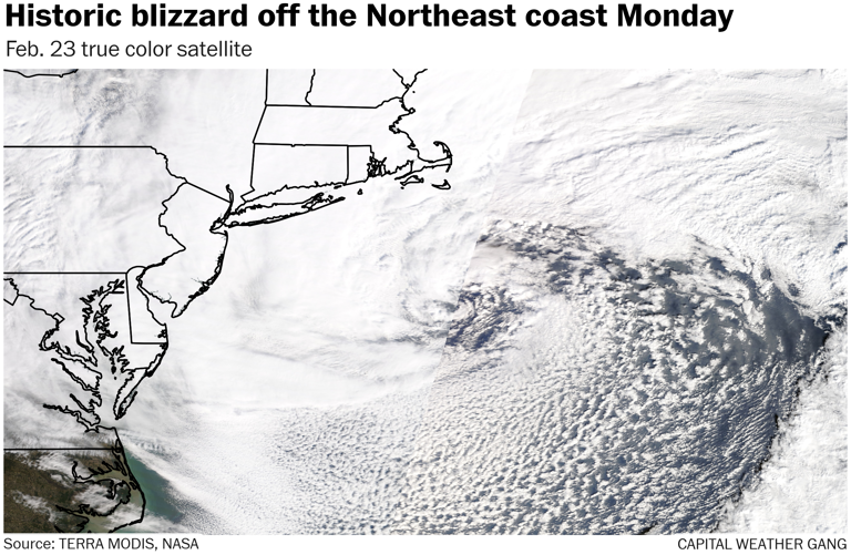 CWG live: Windy and cold into Tuesday following Sunday night snow