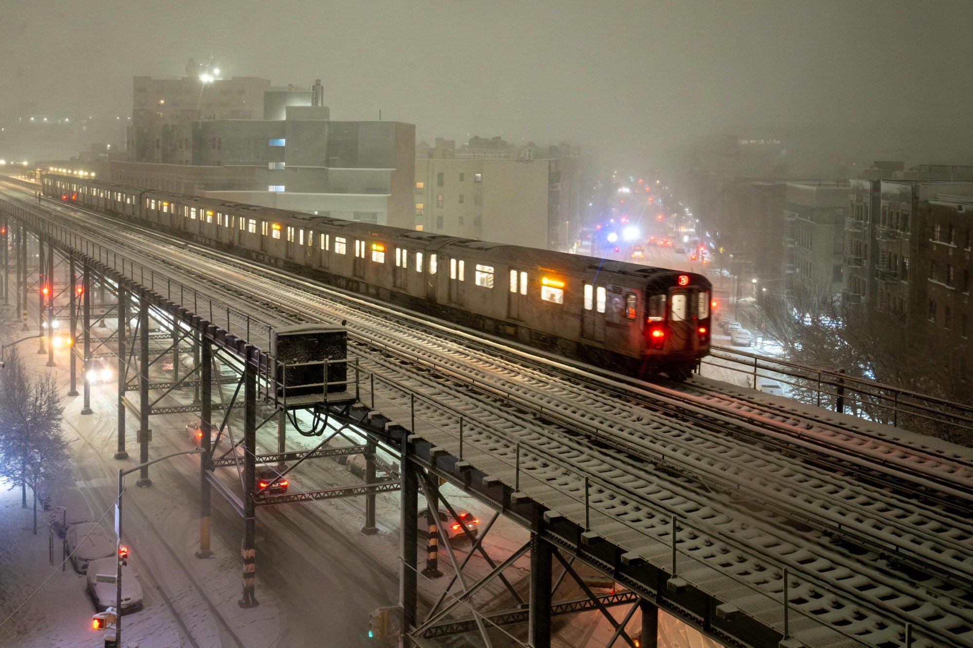 Blizzard blast: New York City battens down for major winter storm