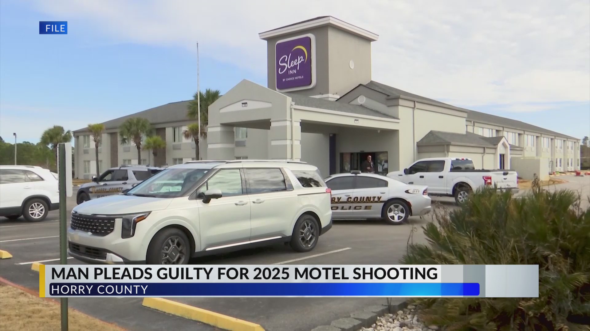 Man charged in 2025 shooting at motel near Carolina Forest pleads guilty