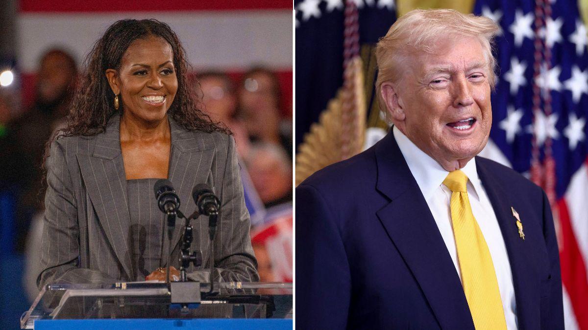 Donald Trump calls Michelle Obama 'racist' in new post 2 weeks after ...