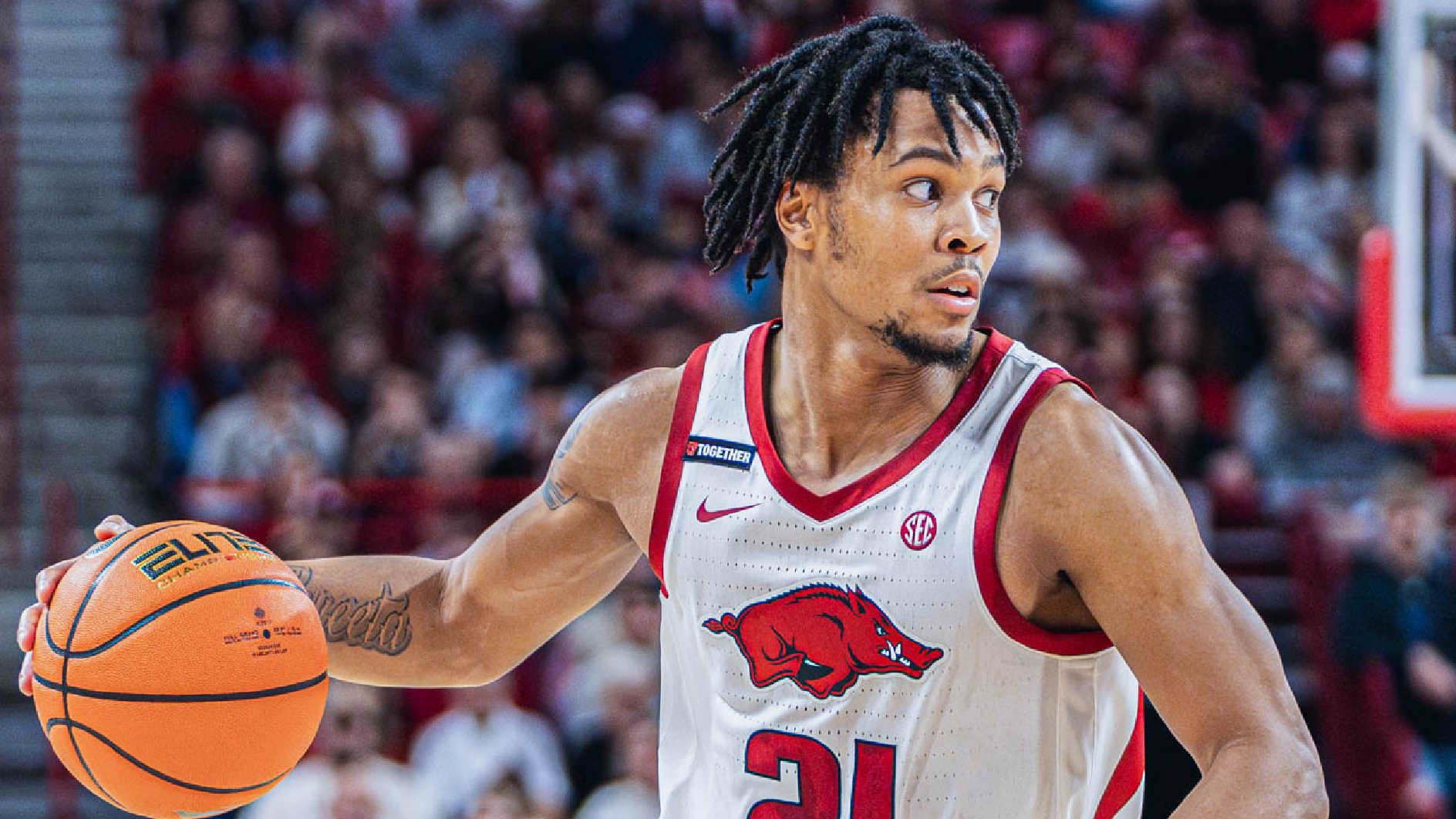 Razorbacks' DJ Wagner on coming up just short against Alabama