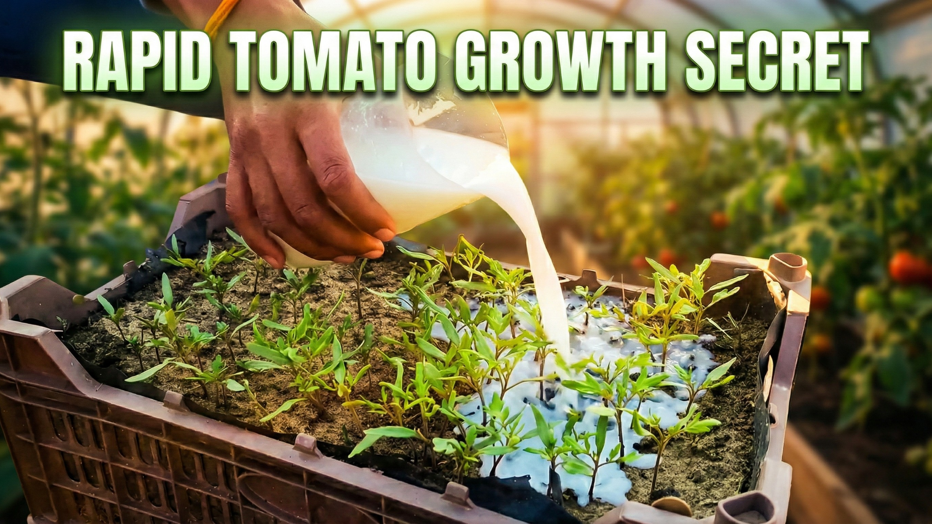 The key to rapid tomato growth and healthier plants