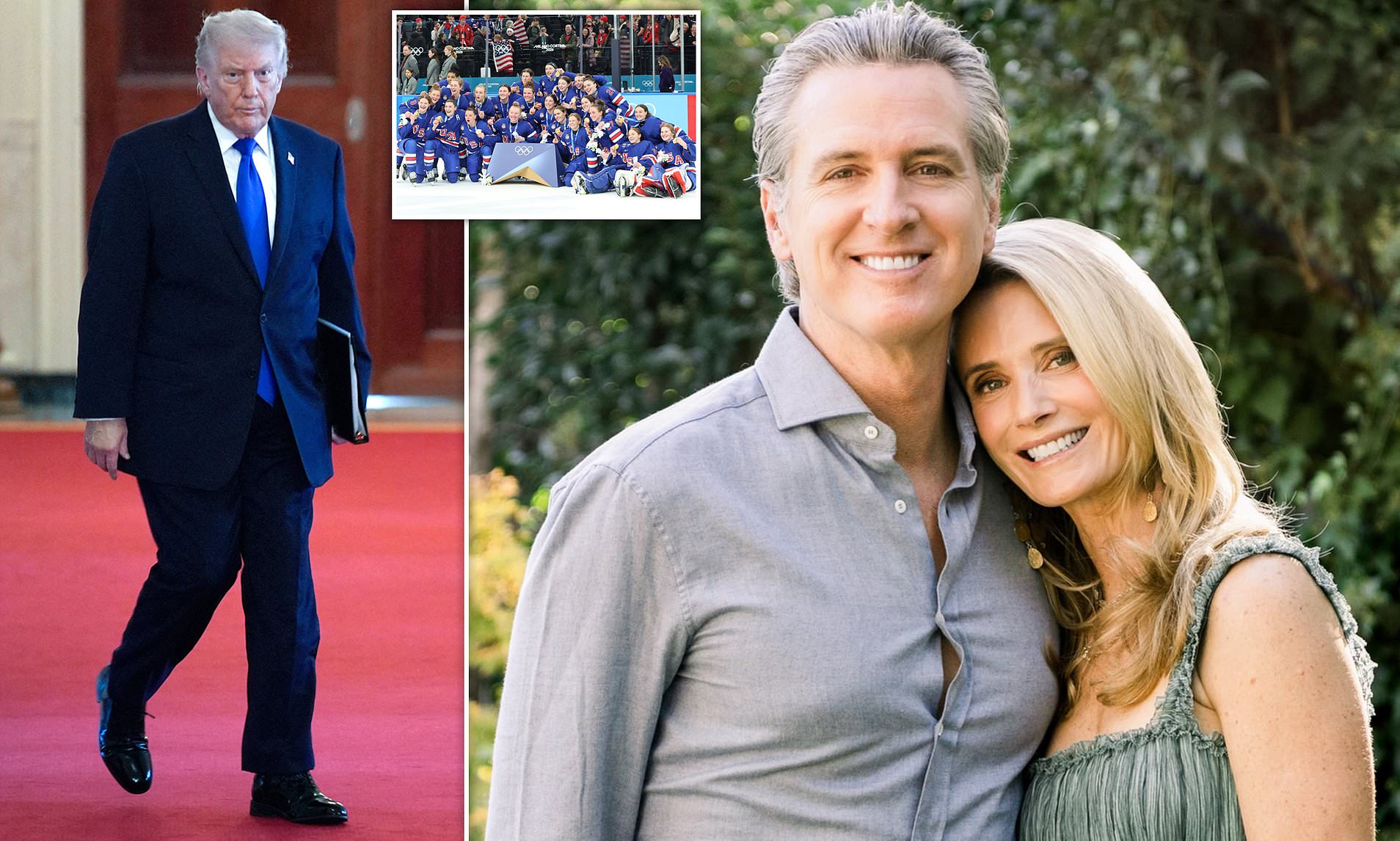Trump claims Newsom 'dropped out of the presidential race' after swipe ...