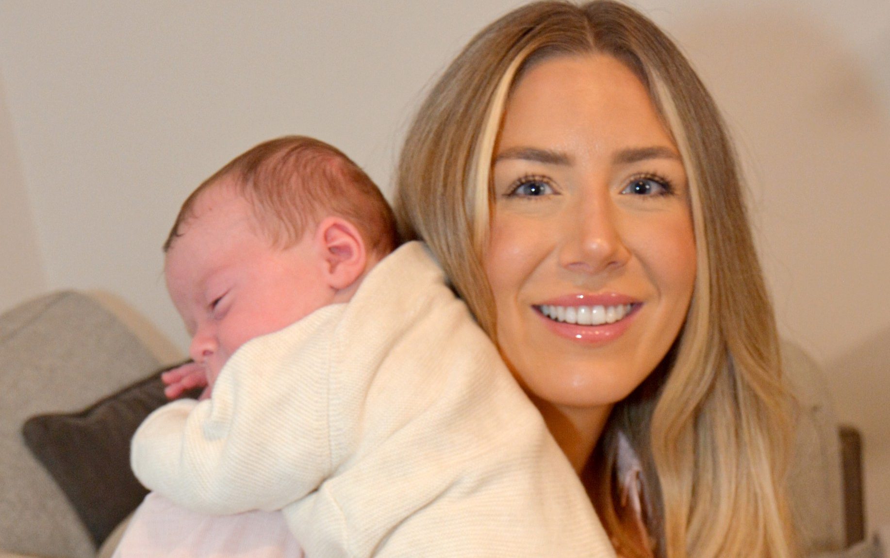 Grace Bell says she’s the happiest she’s ever been after giving birth to baby Hugo - Womb Transplant UK/PA