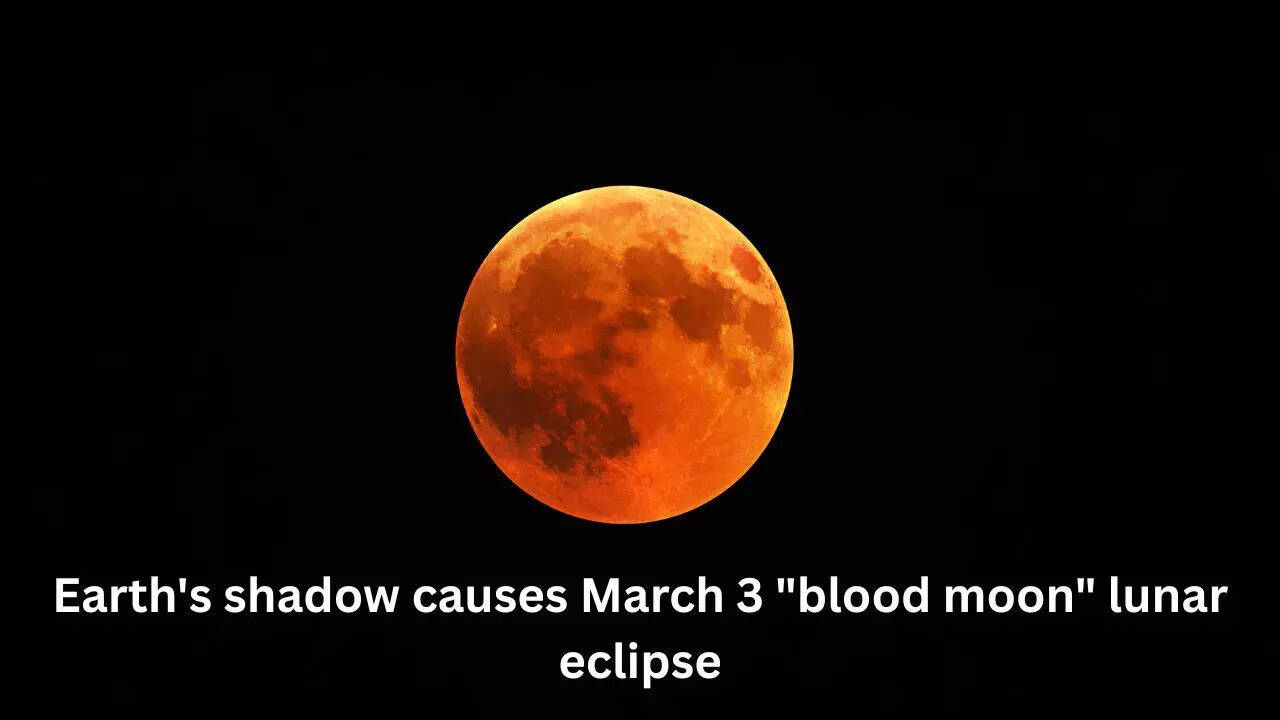 Lunar eclipse 2026: Earth's shadow causes March 3 blood moon chandra grahan