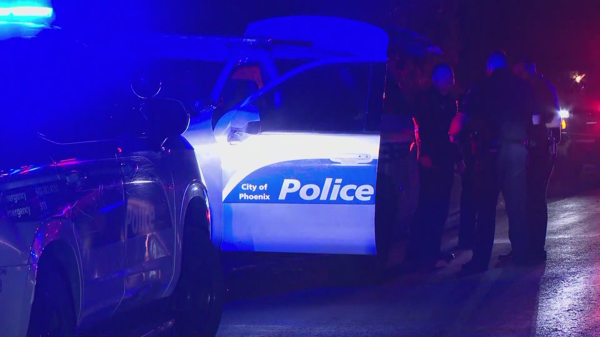 Large police presence in south Phoenix