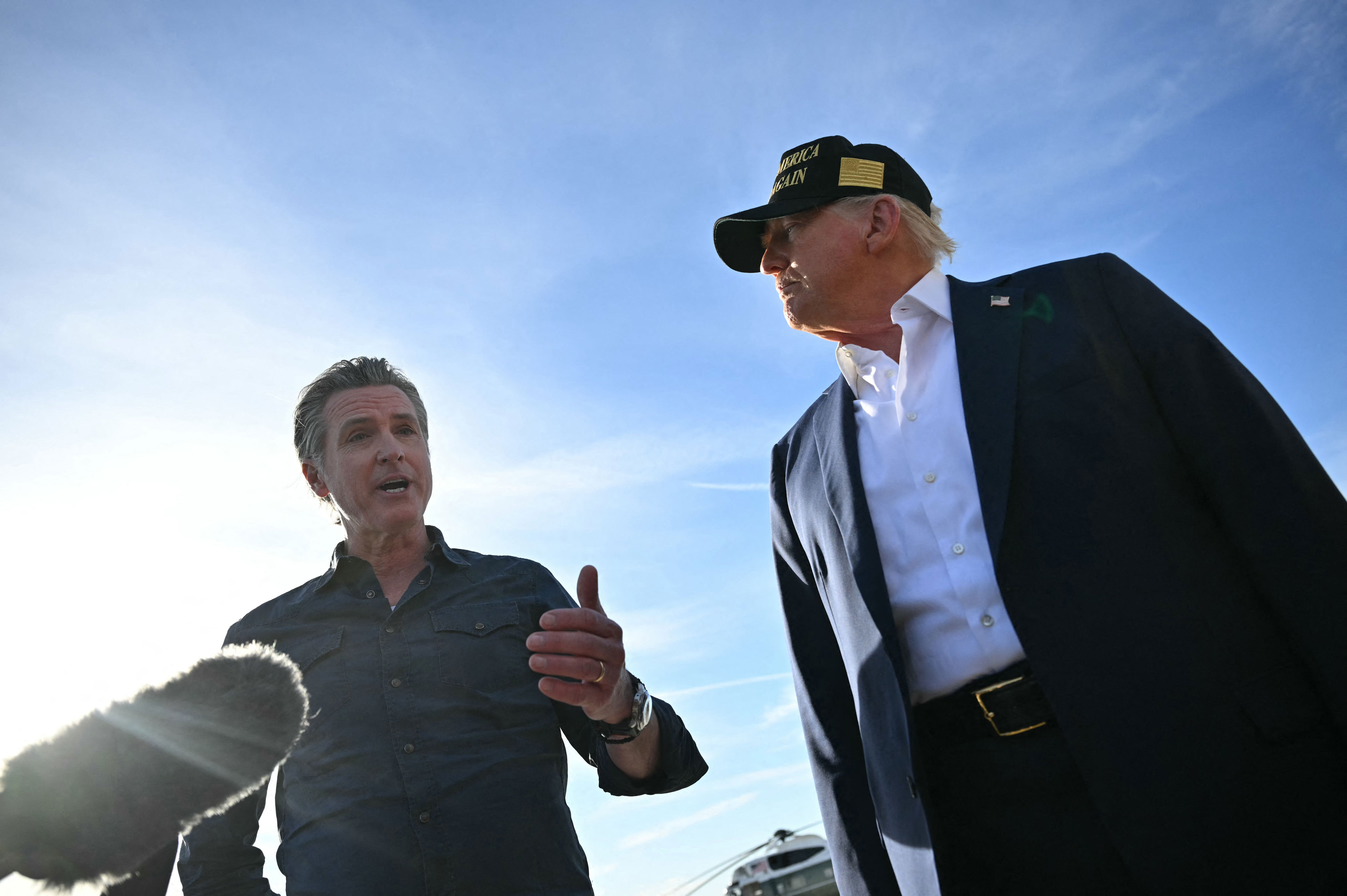 Trump says Newsom has "dropped out" of 2028 race<br><br>