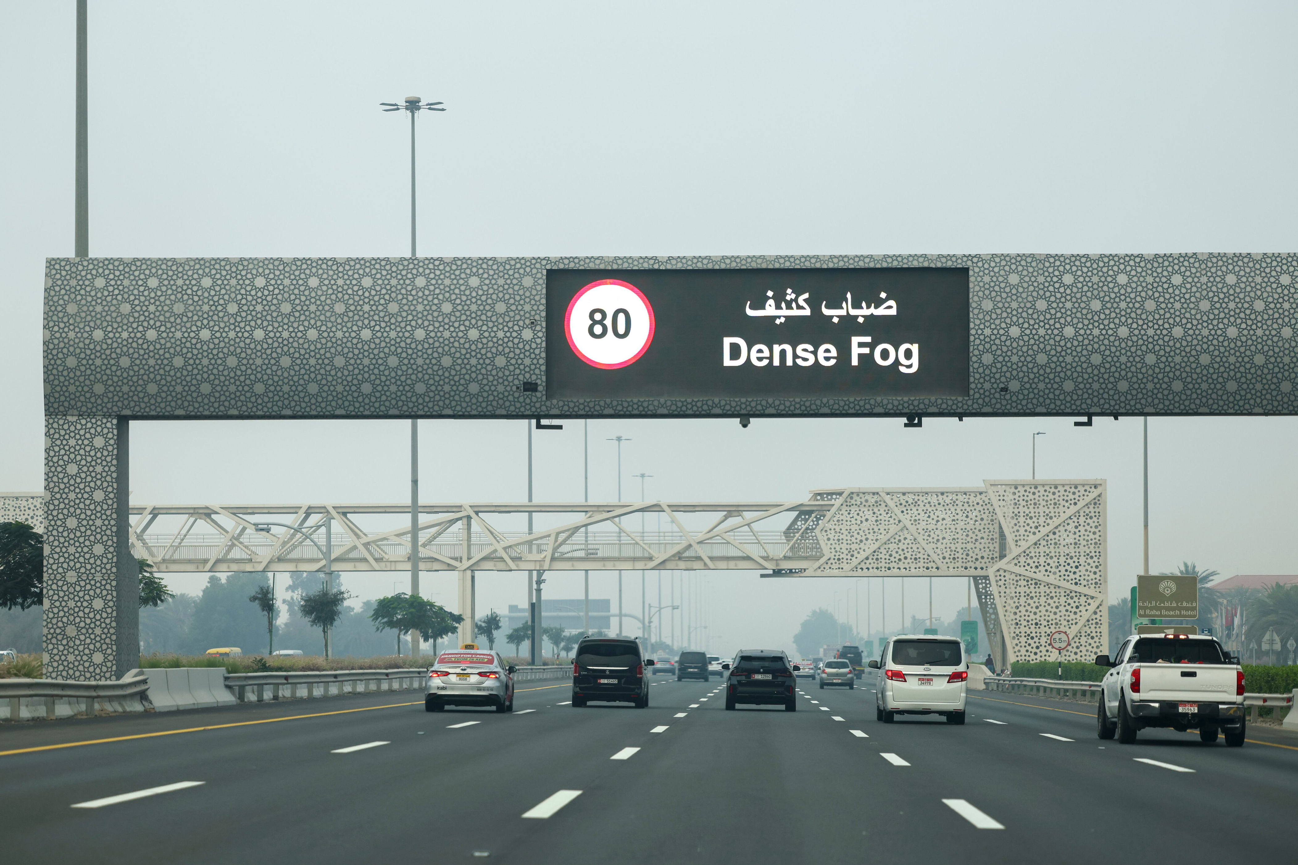 UAE weather: Speed limit caps lifted in Abu Dhabi after morning fog ...