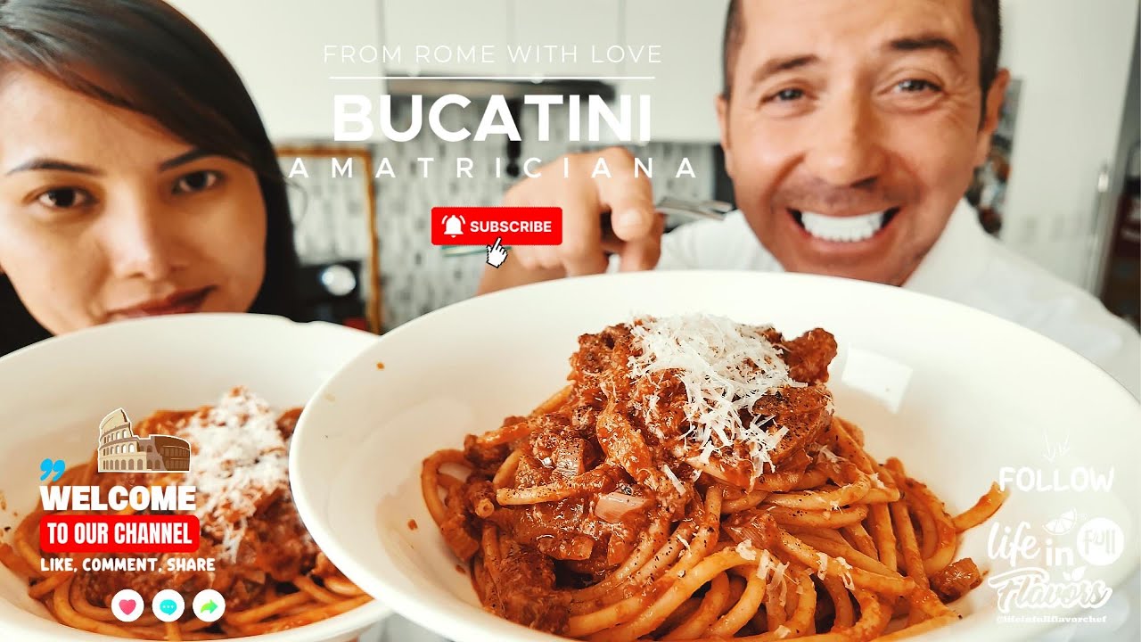 A taste of Rome with classic amatriciana pasta