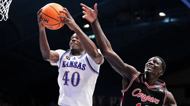 No. 5 Houston blown out by No. 14 Kansas in third consecutive loss