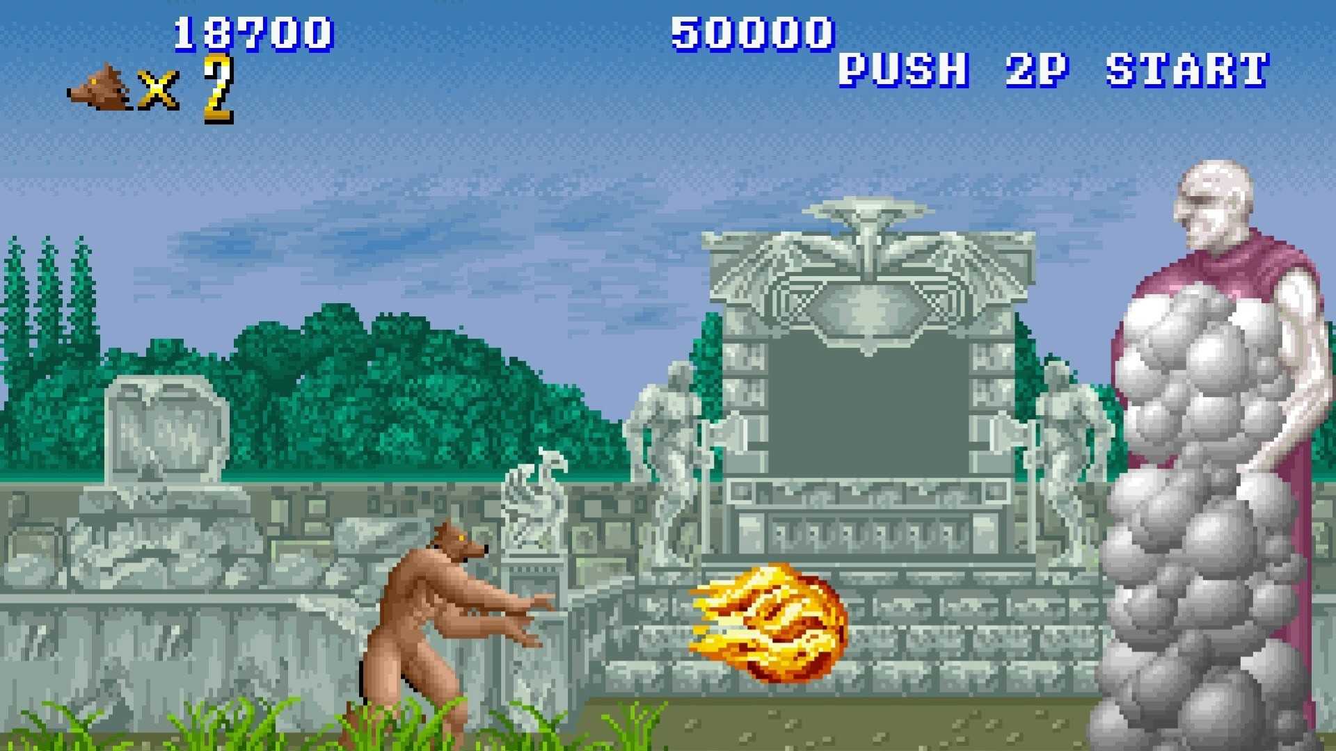 Altered Beast arcade game