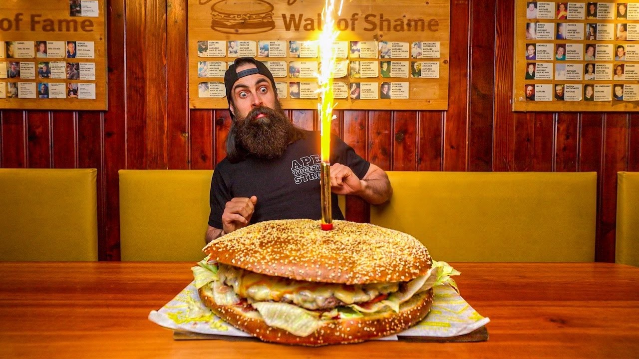 Eat free for a month if you can beat this giant burger challenge in ...