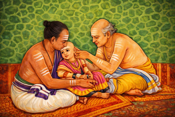 Why this 5,000-year-old Hindu ritual still protects and blesses children
